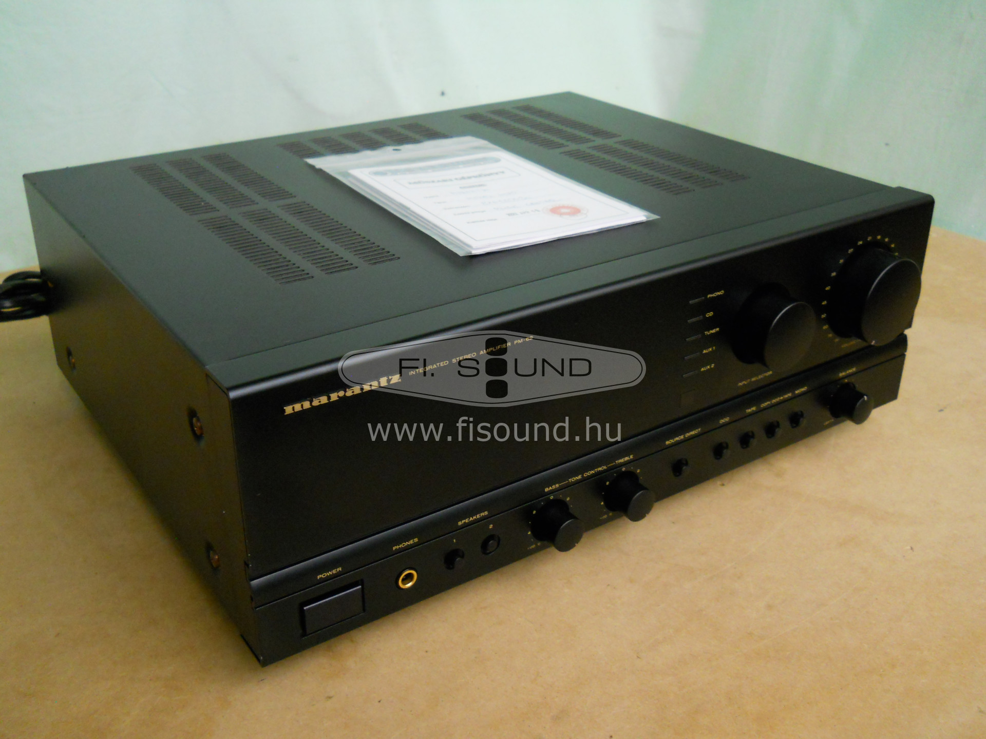 Marantz PM62 ,380W,8-16 ohm,4 hangfalas sztereo ersőítő - FISound.hu